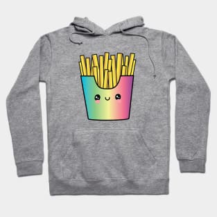 Funny Cute Rainbow French Fries Hoodie